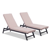 Pink outdoor chaise cheap lounge